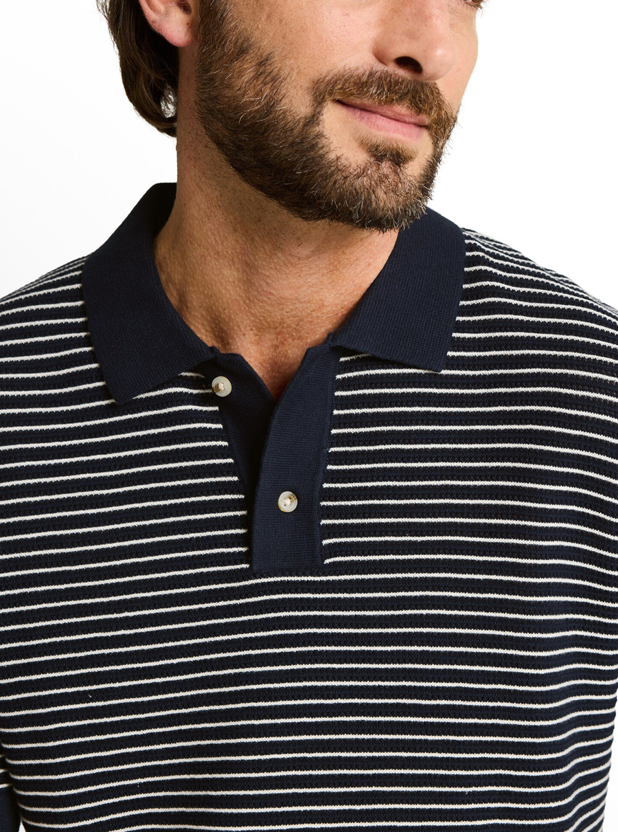 Tom Tailor Relaxed Fit Gebreide Polo - 1050100