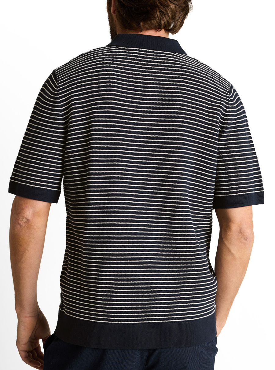 Tom Tailor Relaxed Fit Gebreide Polo - 1050100