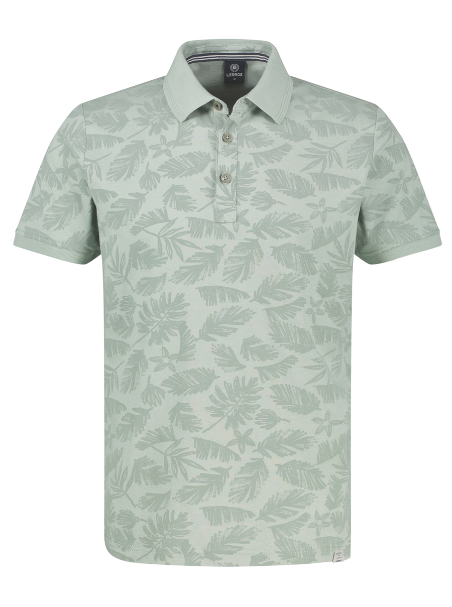 LERROS Gebloemd Poloshirt Korte mouw - 2663283 - Afbeelding 1