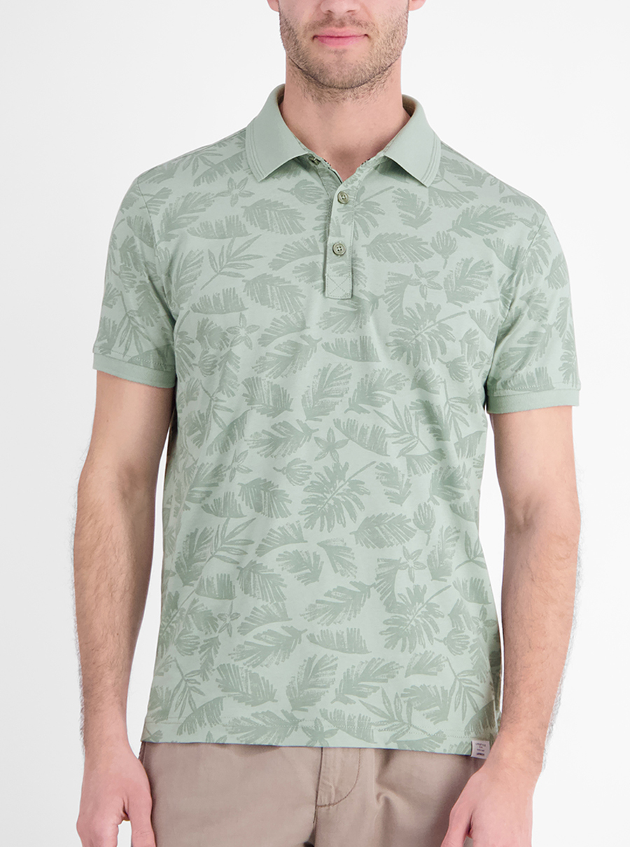 LERROS Gebloemd Poloshirt Korte mouw - 2663283 - Afbeelding 2