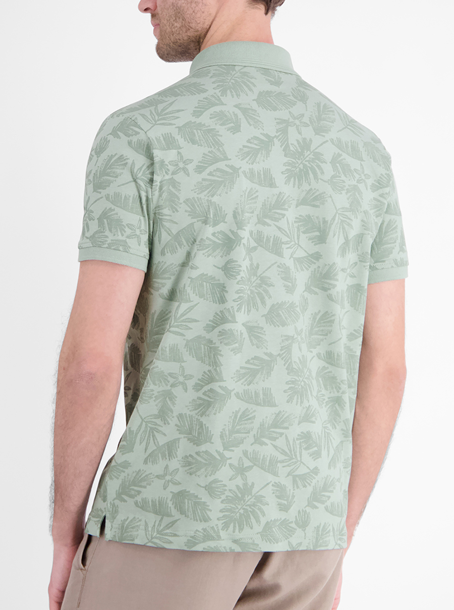 LERROS Gebloemd Poloshirt Korte mouw - 2663283 - Afbeelding 3