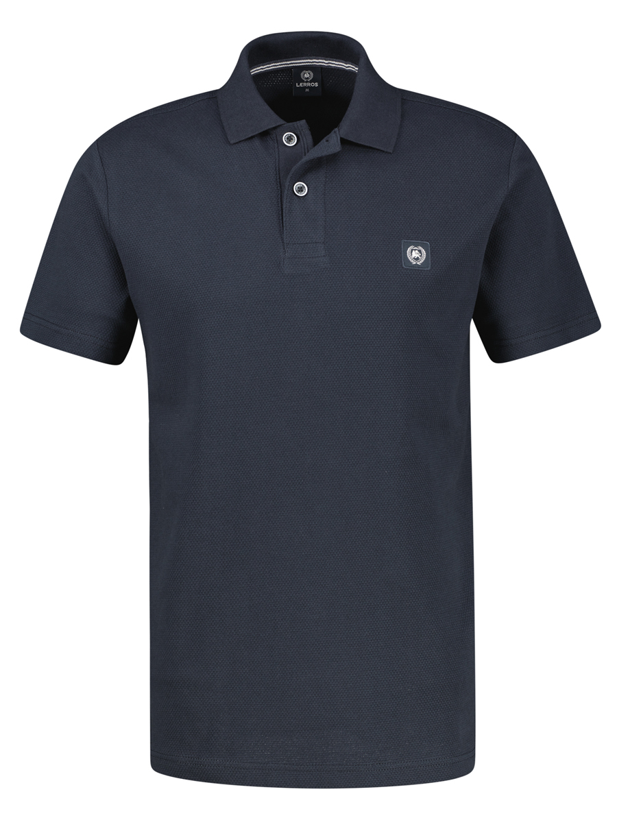 LERROS Effen Korte mouw Polo - 2663284 - Afbeelding 1