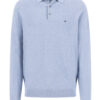 Fynch Hatton Knitted Poloshirt - 1607-321 - Thumbnail Image 1
